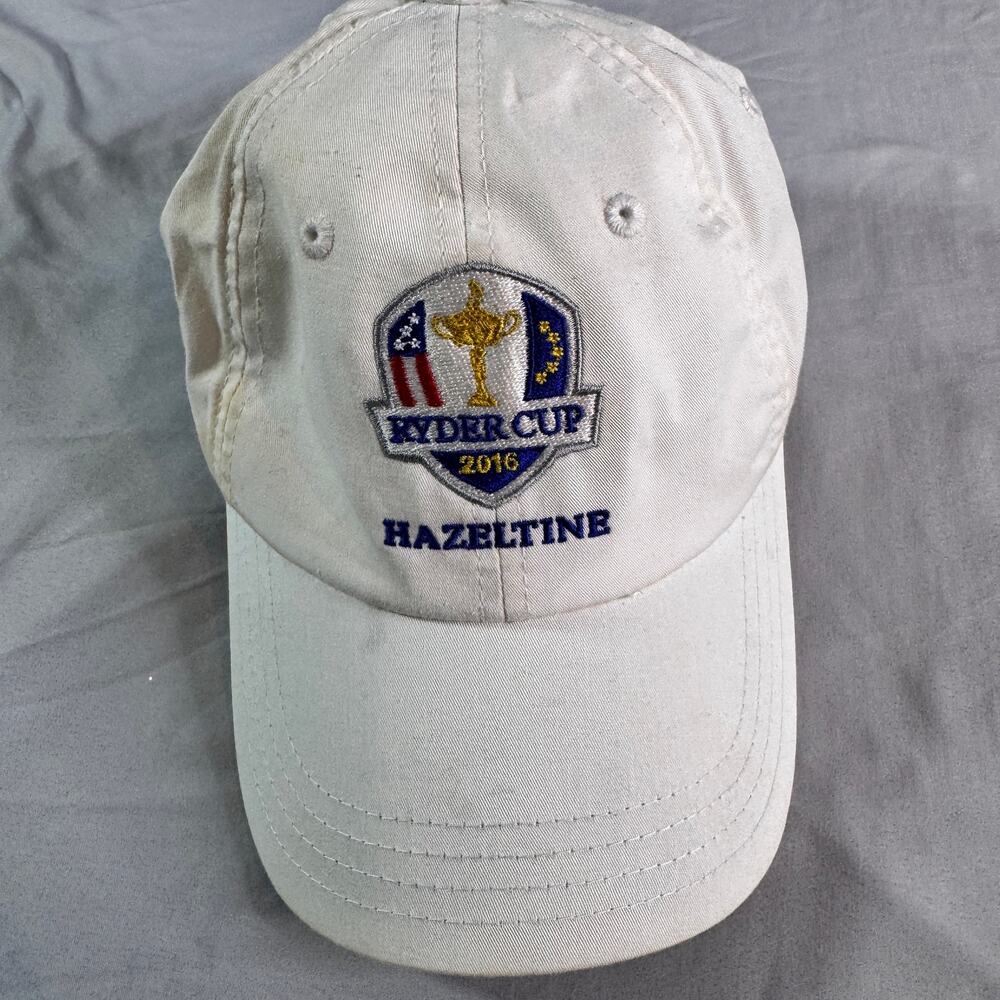 2016 Ryder Cup Hazeltine Golf Hat White American Needle Adjustable Cap